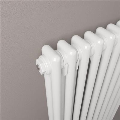 Rivassa 2 Column Radiator 1800 x 383mm Gloss White