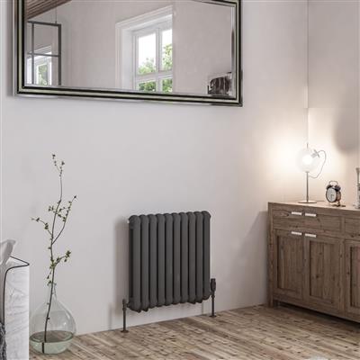 Rubano 600 x 623mm Radiator Matt Anthracite