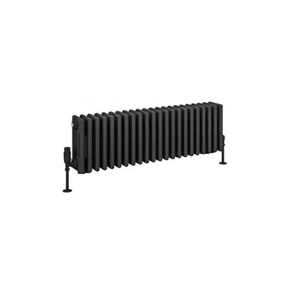 Rivassa 4 Column Radiator 300 x 1010mm Matt Anthracite