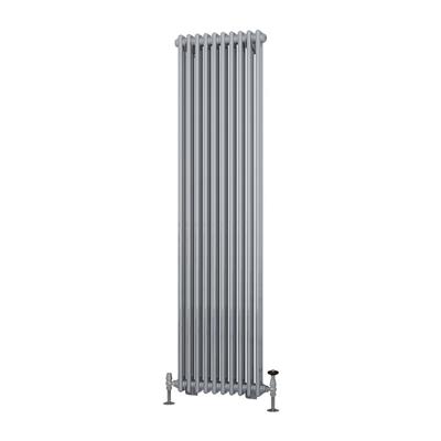 Rivassa 2 Column Radiator 1800 x 473mm Chrome Effect