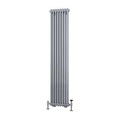 Rivassa 2 Column Radiator 1800 x 383mm Chrome Effect