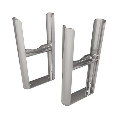 Rivassa 3 Column Radiator Feet (pair) Chrome Effect