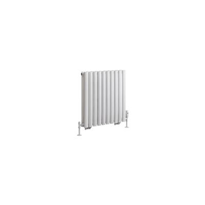 Tunstall Double 600 x 589 Radiator Matt White