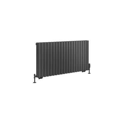 Tunstall Double 600 x 1179 Radiator Matt Anthracite