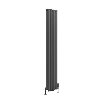 Tunstall Double 1800 x 280 Radiator Matt Anthracite