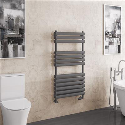 Tunstall Double 1200 x 600 Towel Rail Matt Anthracite