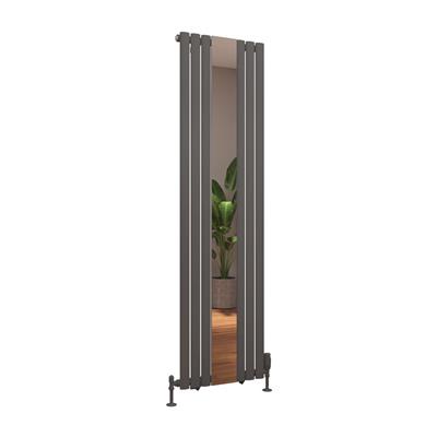 Tunstall Mirror 1800 x 500 Radiator Matt Anthracite