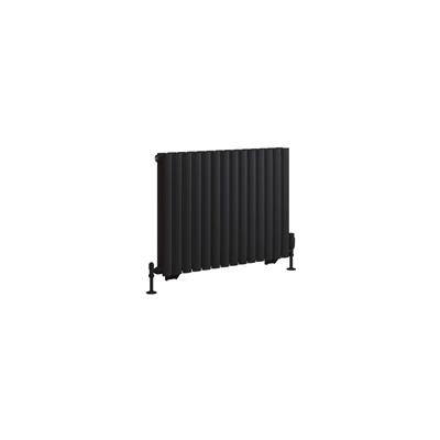 Tunstall Double 600 x 825 Radiator Matt Black