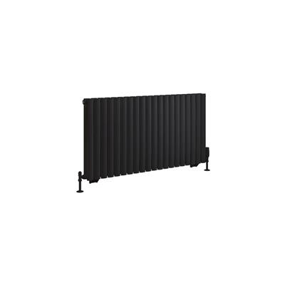 Tunstall Double 600 x 1179 Radiator Matt Black