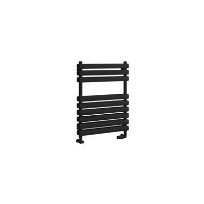 Tunstall Double 800 x 600 Towel Rail Matt Black