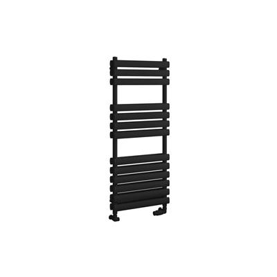 Tunstall Double 1200 x 500 Towel Rail Matt Black