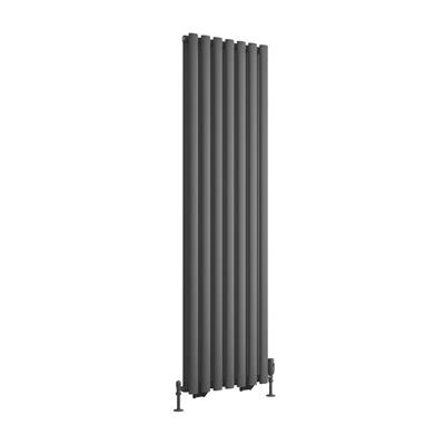 Tunstall Double 1800 x 490 Radiator Matt Anthracite