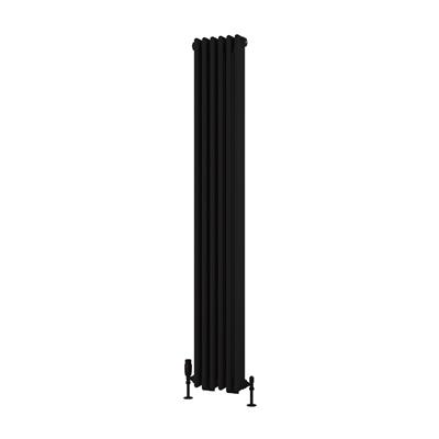 Rivassa 3 Column Radiator 1800 x 293mm Matt Black