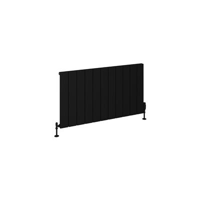 Rosano 600 x 1040 Aluminium Radiator Matt Black