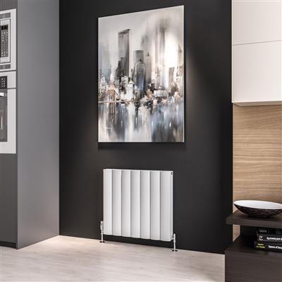 Guardia 600 x 660 Aluminium Radiator Matt White