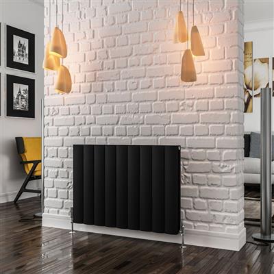 Guardia 600 x 850 Aluminium Radiator Matt Black