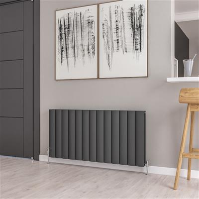 Guardia 600 x 1230 Aluminium Radiator Matt Anthracite