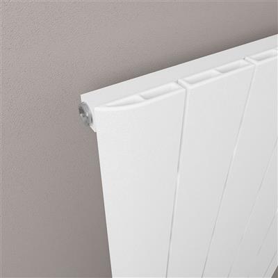 Peretti 600 x 1040 Aluminium Radiator Matt White