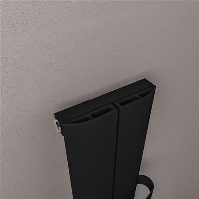 Berlini 1800 x 185 Aluminium Radiator Matt Black