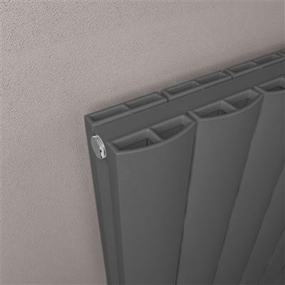 Guardia 600 x 1420 Aluminium Radiator Matt Anthracite