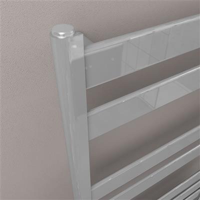 Pelago Aluminium Towel Rail 600x500mm Polished Aluminium