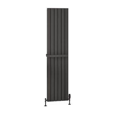 Hadleigh 1800 x 415 Aluminium Radiator Matt Anthracite