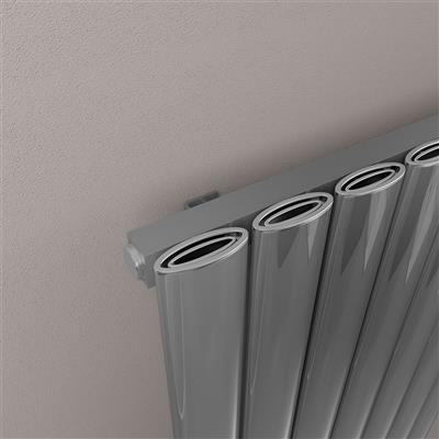 Sandhurst 1800 x 415 Aluminium Radiator Polished Aluminium