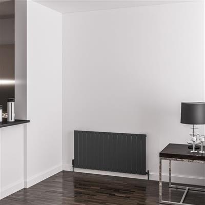 Addington Aluminium 600 x 1180 Radiator Type10 Matt Anthracite