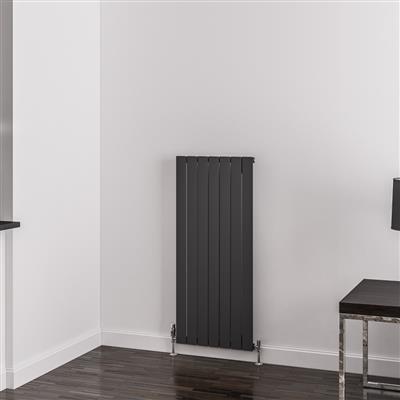 Addington Aluminium 1200 x 514 Radiator Type10 Matt Anthracite