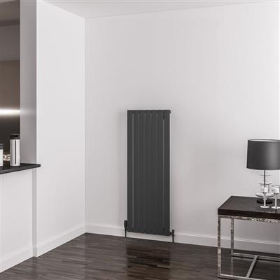 Addington Aluminium 1400 x 514 Radiator Type10 Matt Anthracite