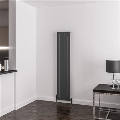 Addington Aluminium 1800 x 366 Radiator Type10 Matt Anthracite