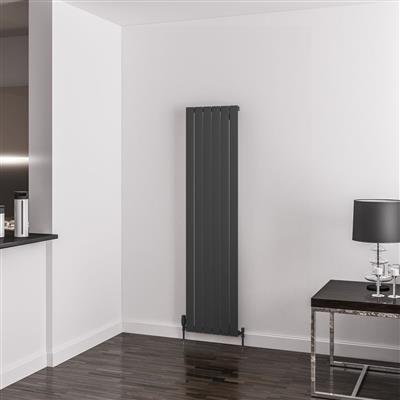 Addington Aluminium 1800 x 440 Radiator Type10 Matt Anthracite