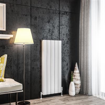 Guardia 1200 x 470 Aluminium Radiator Matt White