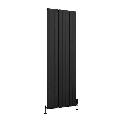 Hadleigh 1800 x 555 Aluminium Radiator Matt Black