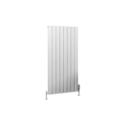 Hadleigh 1200 x 555 Aluminium Radiator Matt White