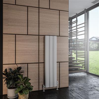 Guardia 1200 x 280 Aluminium Radiator Matt Grey