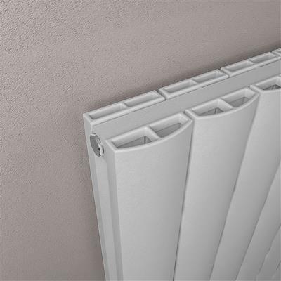 Guardia 1200 x 375 Aluminium Radiator Matt Grey