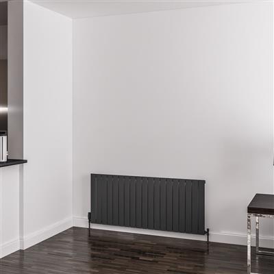 Addington Aluminium 600 x 1402 Radiator Type10 Matt Anthracite