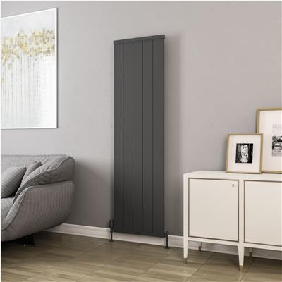 Kingswood Slimline 1800 x 510 Aluminium Radiator Matt Anthracite