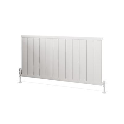 Kingswood Slimline 600 x 1210 Aluminium Radiator Matt White