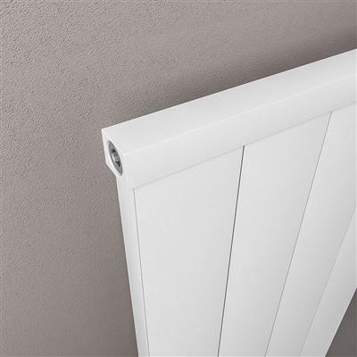 Kingswood Slimline 600 x 1410 Aluminium Radiator Matt White