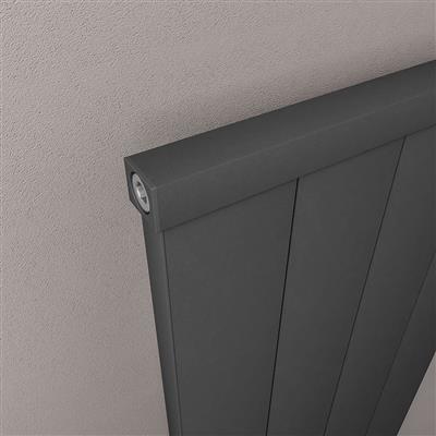 Kingswood Slimline 600 x 510 Aluminium Radiator Matt Anthracite