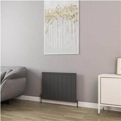 Kingswood Slimline 600 x 810 Aluminium Radiator Matt Anthracite