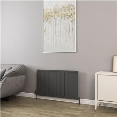 Kingswood Slimline 600 x 1010 Aluminium Radiator Matt Anthracite