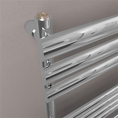 Tunstall 800 x 500 Towel Rail Chrome