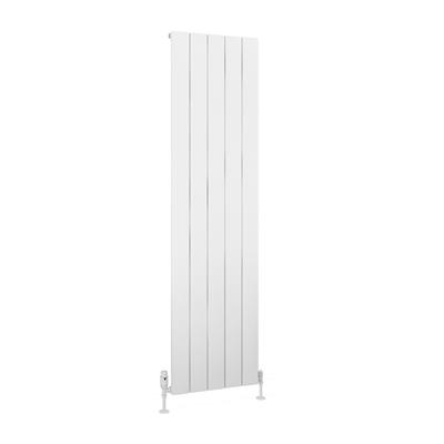 Charlton 1800 x 470 Aluminium Radiator Matt White