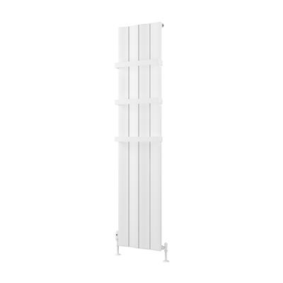 Fairford 1800 x 375 Aluminium Radiator Matt White