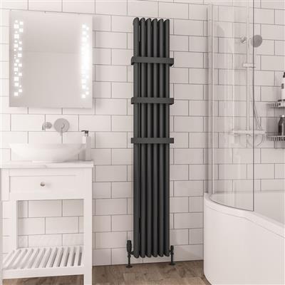 Witney 1800 x 280 Aluminium Radiator Matt Anthracite