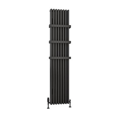 Witney 1800 x 375 Aluminium Radiator Matt Anthracite