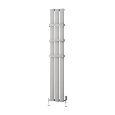 Malmesbury 1800 x 280 Aluminium Radiator Matt Grey